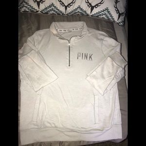 VS PINK Quarter-Zip Sweatshirt
